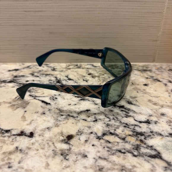 Salvatore Ferragamo Teal Sunglasses - Picture 2 of 5